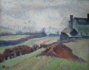 Signed Oil On Canvas By Lucien Pissarro