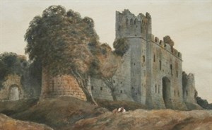 Lot 22 - Peter De Wint Painting Of Caldicot Castle