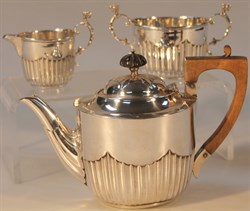 101 Victorian Three Piece Silver Tea Service