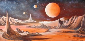Lot 176 - Red Planet 2 By Peter Lightfoot