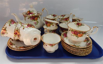 Lot 34 Royal Albert Old Country Roses tea and dinner set