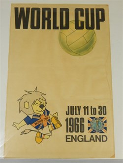 5 An original 1966 football World Cup Tournament poster