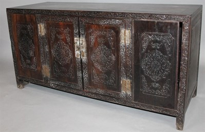 Thumbnail _lot 3158 A Chinese hardwood marriage chest