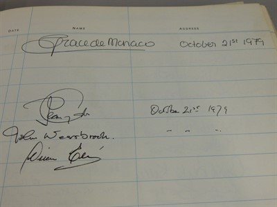 Thumbnail _Lot 7 - The Signature Of Princess Grace Of Monaco Dated 1979