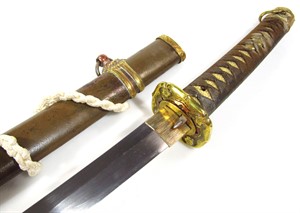 1951 A Japanese officer's Samurai sword